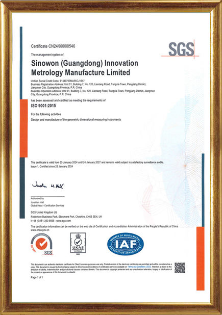 China Hoyamo and Sinowon Inc certificaten