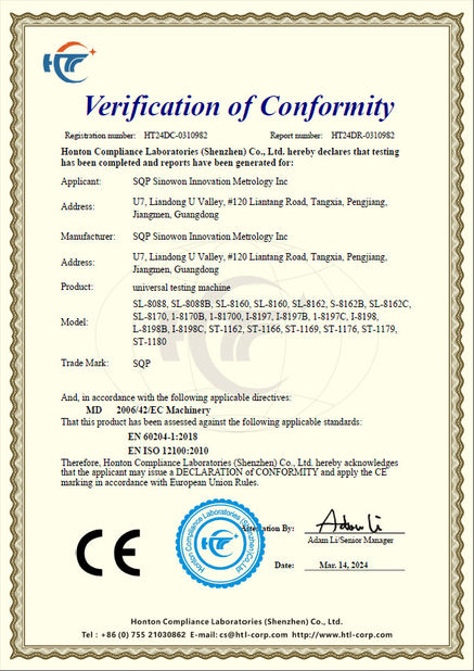 China Hoyamo and Sinowon Inc certificaten